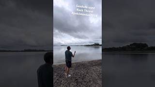 Geodude used Rock Throw! Stone Skipping in honour of #pokémonday