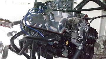 350 SBC on Run Stand, Rocket Performance Speed and Custom, Performance Engines