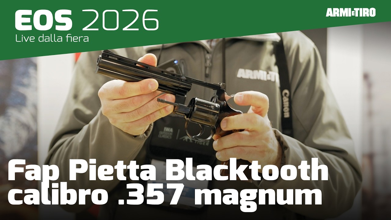 Fap Pietta Blacktooth calibro .357 magnum: il Python risorge a Eos 2026 ...