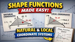 Shape Functions Explained | Natural & Local Coordinate System (FEA Made Easy)