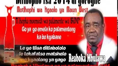 Maun West Constituency Parliamentary Advert (Reaboka Mbulawa)