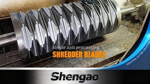 single axis processing video shredder blades#industrialshredding
