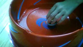 Stacking Beyblades becuase im bored