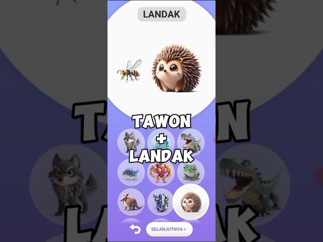 LUCU NYA !!! TAWON DIGABUNGKAN DENGAN LANDAK