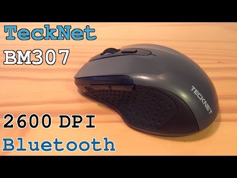 TeckNet BM307 Bluetooth Mouse 2600 DPI • Unboxing Overview Pairing 