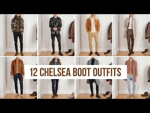 12 способов стилизации ботинок челси (осень/зима) | Идеи нарядов | Мужская мода