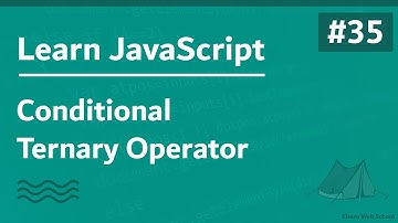 Learn JavaScript In Arabic 2021 - #035 - Conditional Ternary Operator