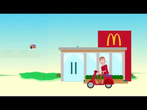 Graphic Animation video for McDonald's