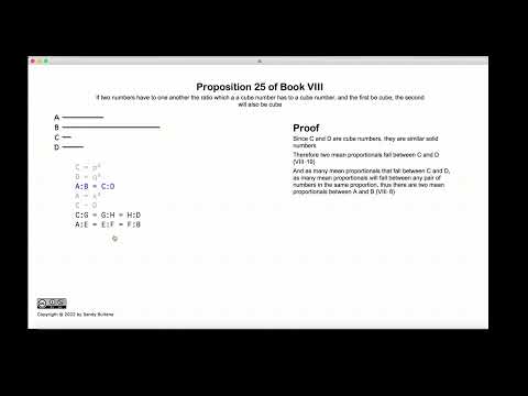 Eudlid's Elements - Book 8, Proposition 25