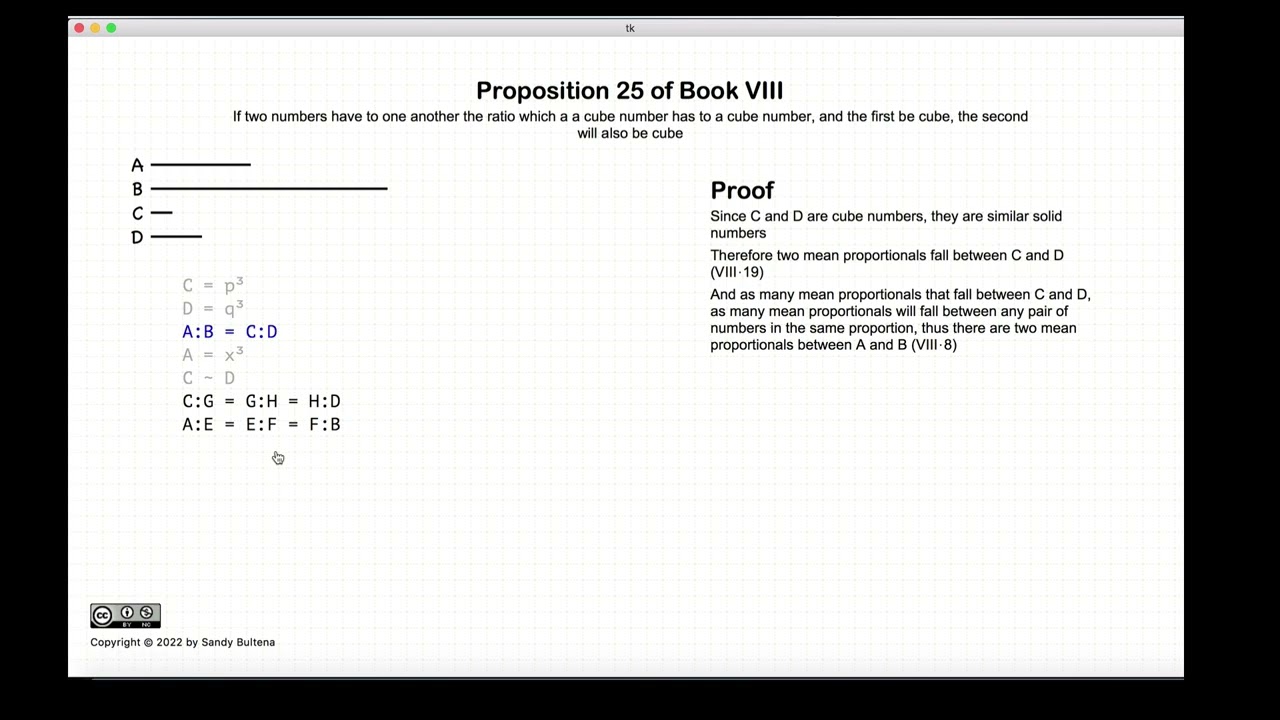 Eudlid's Elements - Book 8, Proposition 25