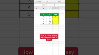 Excel Multiplication Formula Trick 🤯 |Multiply in Seconds #excel #exceltips #exceltricks #learnexcel