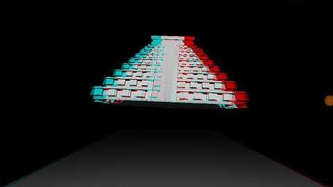 3D Maya Temple Use Cyan/Red 3D Glasses