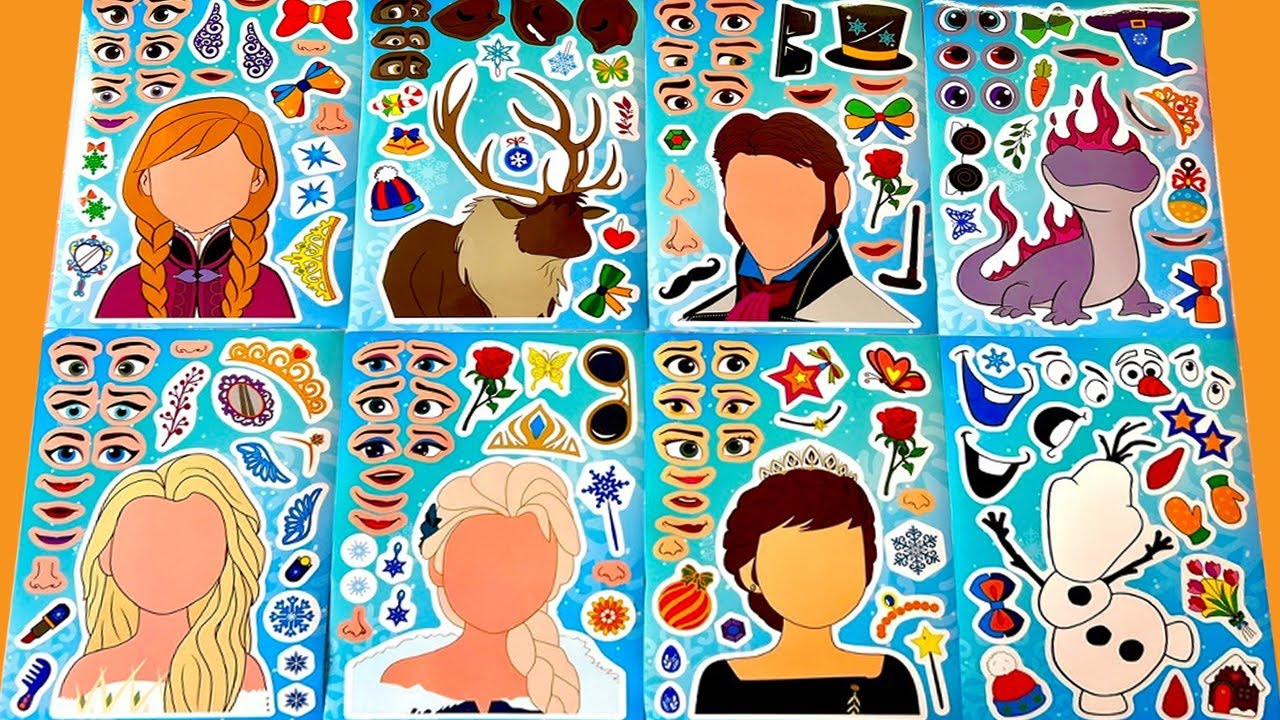 Disney Princess Elsa Anna Frozen ディズニープリンセスの魔法世界❄️エルサ＆アナと作る夢のステッカーブック✨ #エルサ #ディズニープリンセス #frozen