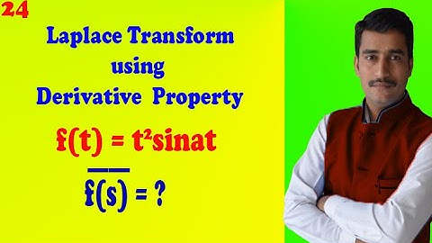 VTU engineering Maths 2 Laplace transform using derivative property fifth problem(PART-5)