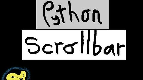 Tkinter: add scrollbar to a text widget when you do not see them