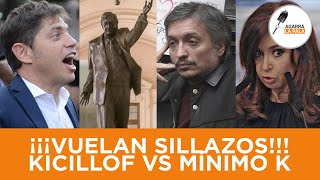 KRETINA METE LA PATA EN UN ACTO Y VUELAN SILLAZOS ENTRE KICILLOF Y MÍNIMO K: ¡SE HUNDEN!