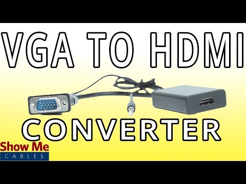 VGA To HDMI Converter - Change Video Signals From Analog To Digital! #47-300-005