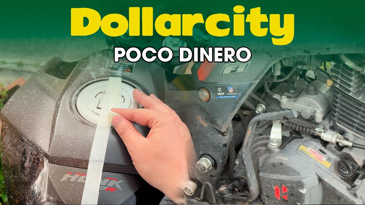 COMO RESTAURAR una MOTO con solo COSAS del DOLLARCITY │ Poco DINERO