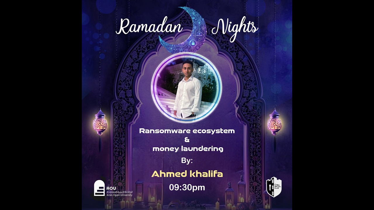 Ransomware ecosystem& money laundering - Ahmed Khalifa