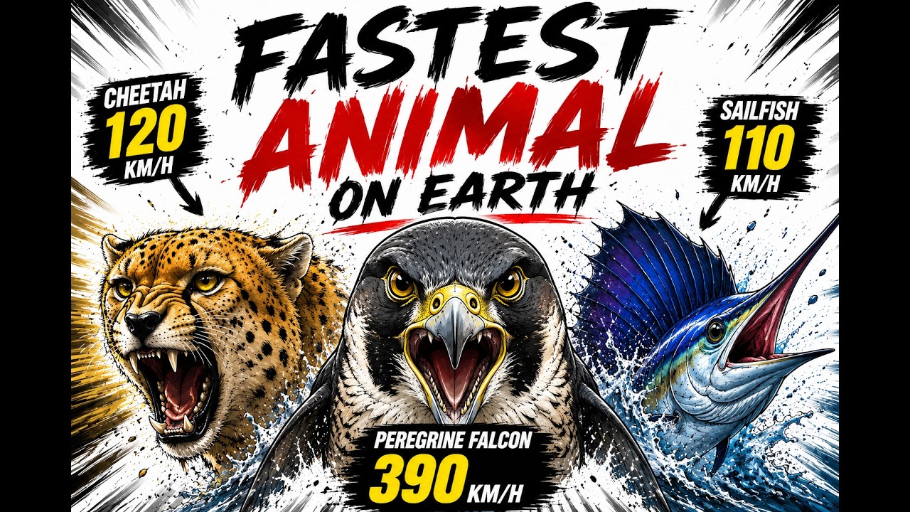Speed Creatures Evolution For Speed: Animals That Move Faster Than Cars! Nature's ...