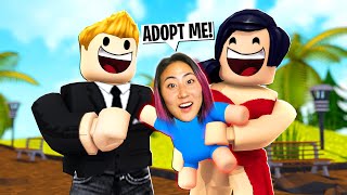 I Got Adopted!! (Roblox Adopt Me Challenge)