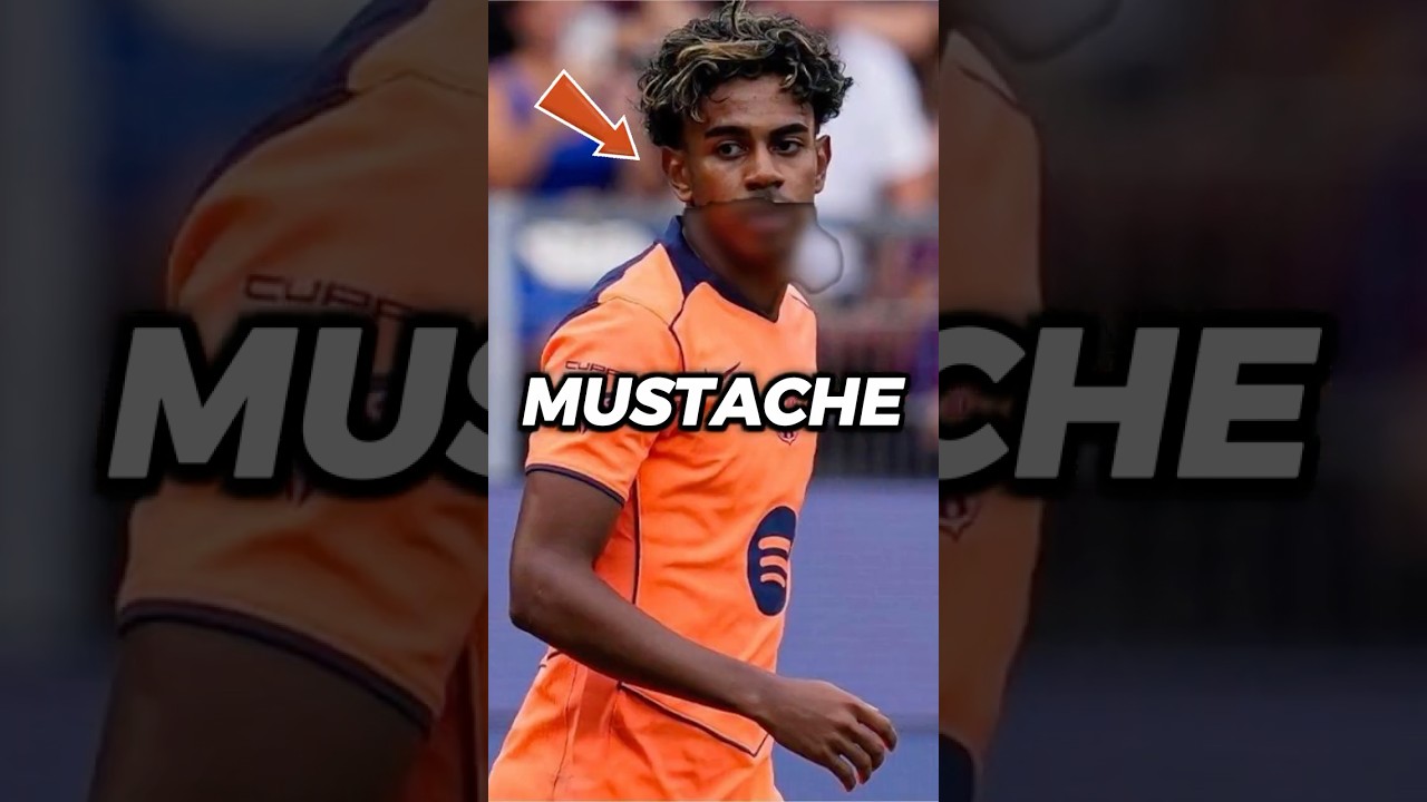 Lamine Yamal's world cup mustache is hilarious! 😭🥸