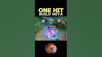 😱 WATCH THIS - BEST BUILD MIYA 2024❓(ONE HIT) ~ MLBB 🔥 #mobilelegends #onehitbuild #miya #shorts