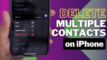 How to Delete MULTIPLE Contacts on iPhone? 📲