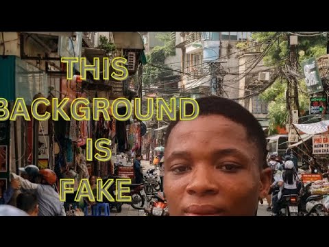 How to change video background and also make it look real