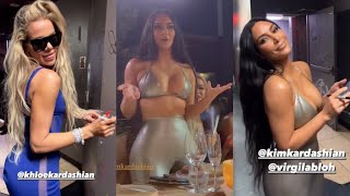 Kim &amp; Khloé Kardashian Take Miami for Skims Pop-up Shop Opening