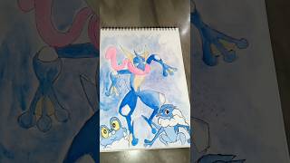 I draw greninja's evolution set #pokemon # Aka nime drew