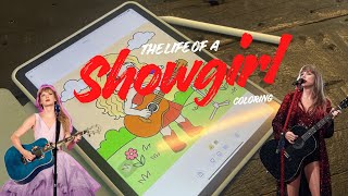 Coloring Taylor Swift Playing Guitar Coloring Page | 😌🌸 Joy Coloring App | A Life Of A Showgirl screenshot 5