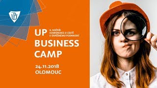 Pozvánka UP Business Camp 2018