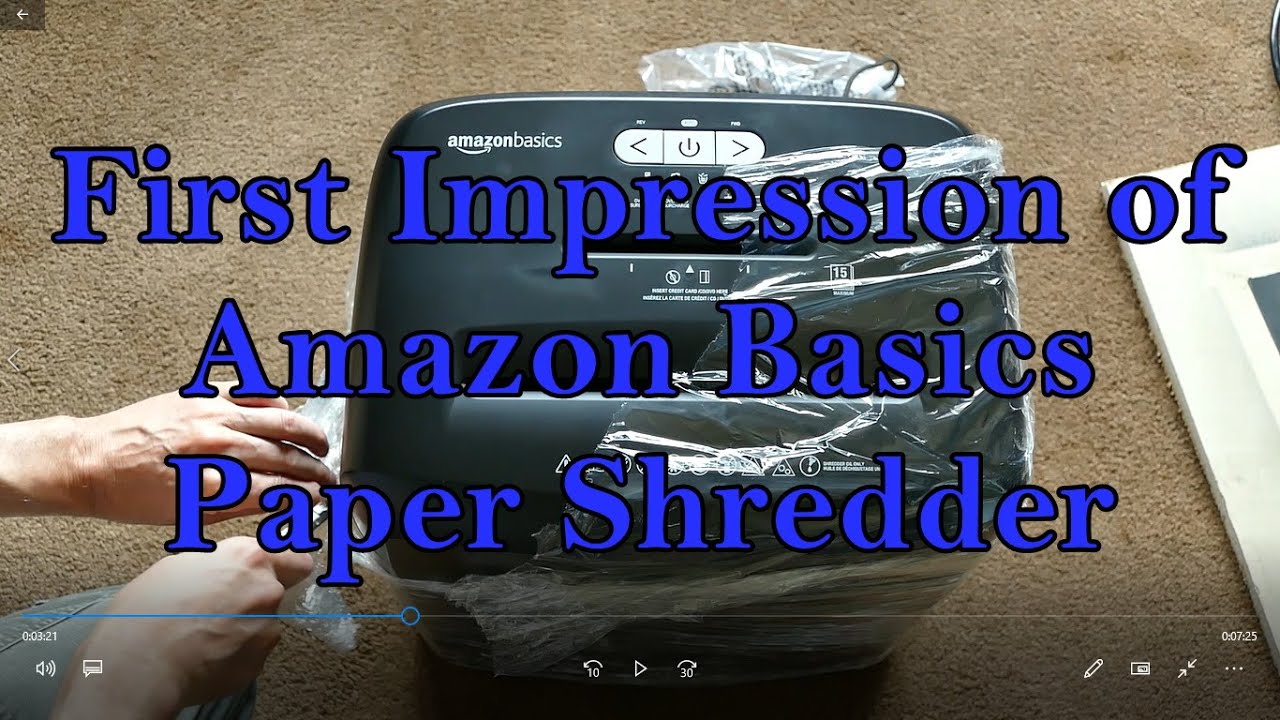 Basics 15 page paper shredder 