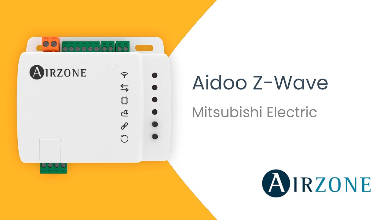 Aidoo Z-Wave Plus Mitsubishi Electric - YouTube
