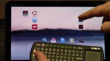 FAVI Bluetooth Tablet Keyboard DEMO with the XOOM by Motorola