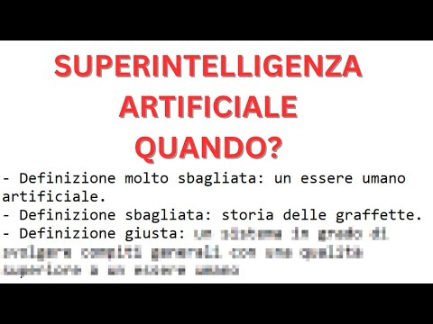 Video: Quando avremo la superintelligenza artificiale?