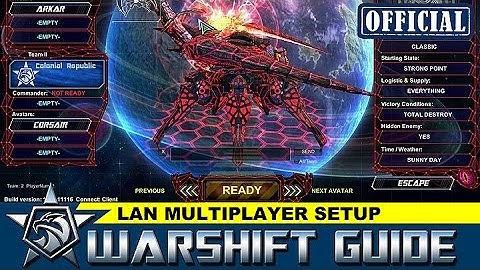 WARSHIFT Official tutorial: LAN Multiplayer Setup (USING HAMACHI)