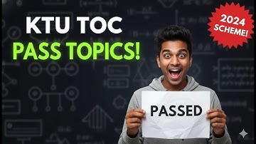Theory of Computation PASS TOPICS 2024 scheme (s3)