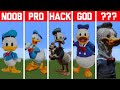 NOOB VS PRO VS HACKER Minecraft Pixel art✨Donald Duck