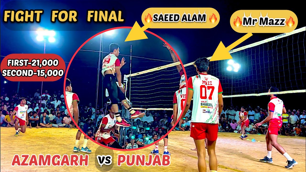 SET-1🔥 SEMIFINAL 🔥⚡#MrMazz(Azamgarh)vs ⚡ KARAN SANDHU(PUNJAB)  #volleyball match 2022 #xvolleyball