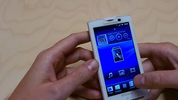 Xperia X10 with Android Gingerbread