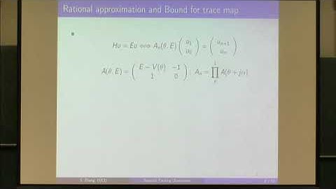 Shiwen Zang | Spectral packing dimension for 1-dimensional quasiperiodic Schrodinger operators
