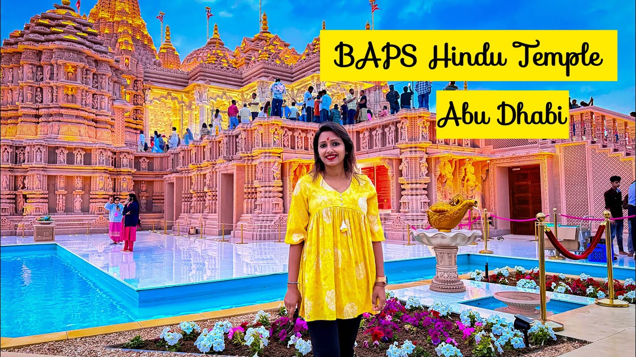 BAPS Hindu Mandir Abu Dhabi | Full Tour of BAPS Hindu Temple | Abu Dhabi Temple Walking Tour Inside