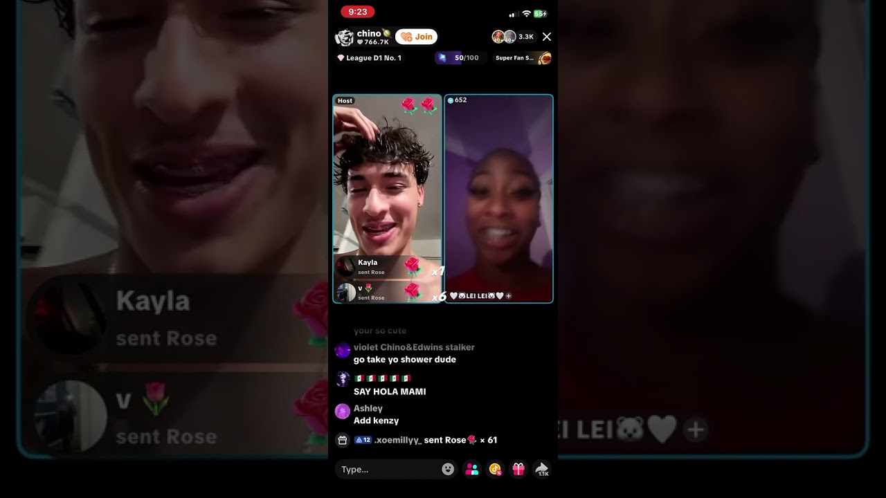 Alex chino and lei lei go live 