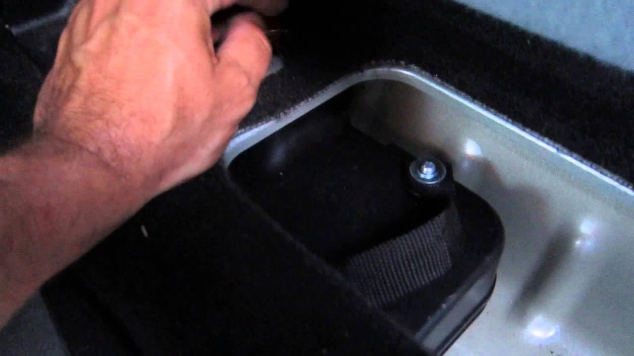 Locate Spare Tire Tools in Ford F150 Truck - YouTube