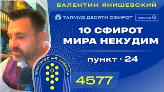 ТАЛМУД ДЕСЯТИ СФИРОТ. 6 Часть.10 СФИРОТ мира Некудим. Пункт 24(1)