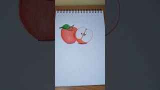 Dibujo Una Manzana Realistas 🍎