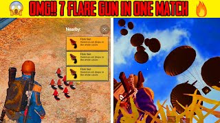 7 Flare Gun in One Match 🔥 | PUBG Mobile World Record