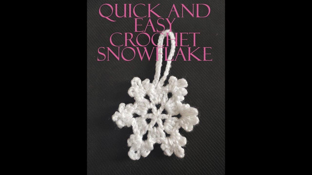 crochet snowflake keychain #crochet #keychain #howtocrochet #snowflakes ...